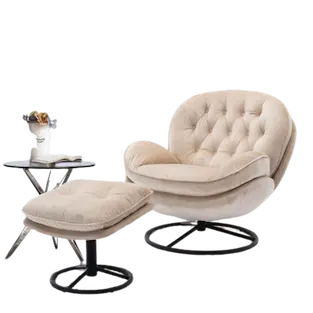 Velvet Swivel Accent Chair